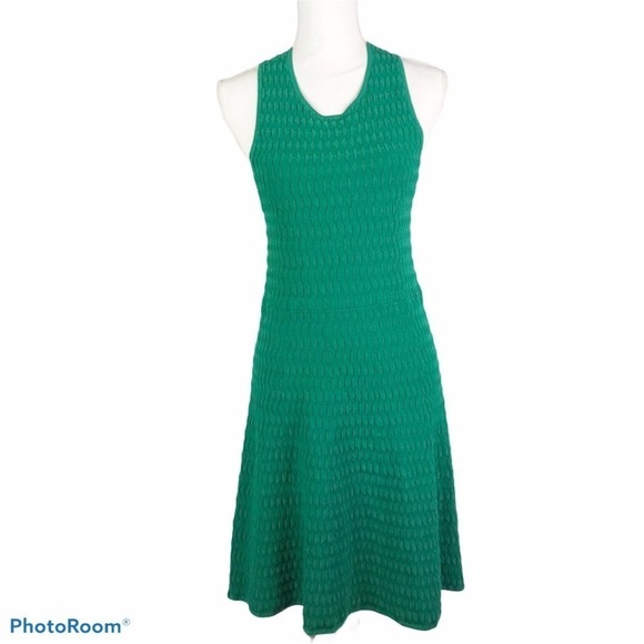 ALC Leonardo flares knit sweater dress emerald - Picture 3 of 9